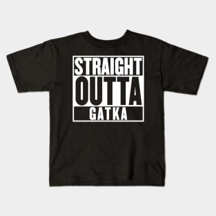 Straight Outta Gatka Kids T-Shirt